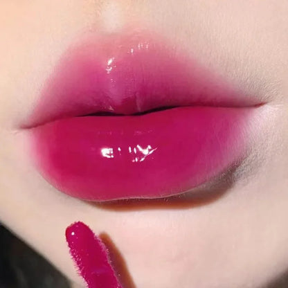 Jelly Mirror Lip Glaze Not Easy To Stain Cup Glass Water Glaze Lip Water Lip Color Sexy Red Lip Color Glaze Whitening Lipstick