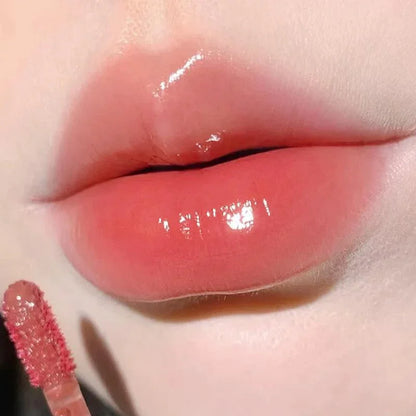 Jelly Mirror Lip Glaze Not Easy To Stain Cup Glass Water Glaze Lip Water Lip Color Sexy Red Lip Color Glaze Whitening Lipstick