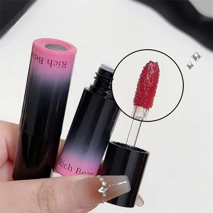 Colorful Phantom Matte Lip Mud Liquid Lipstick Waterproof Nude Lip Gloss Long Lasting Non-stick Cup Sexy Women Lipgloss Cosmetic