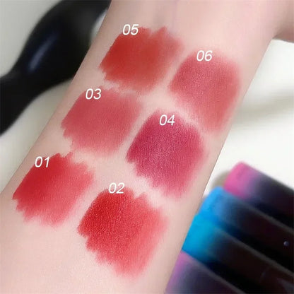 Colorful Phantom Matte Lip Mud Liquid Lipstick Waterproof Nude Lip Gloss Long Lasting Non-stick Cup Sexy Women Lipgloss Cosmetic