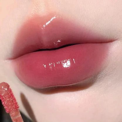 Jelly Mirror Lip Glaze Not Easy To Stain Cup Glass Water Glaze Lip Water Lip Color Sexy Red Lip Color Glaze Whitening Lipstick