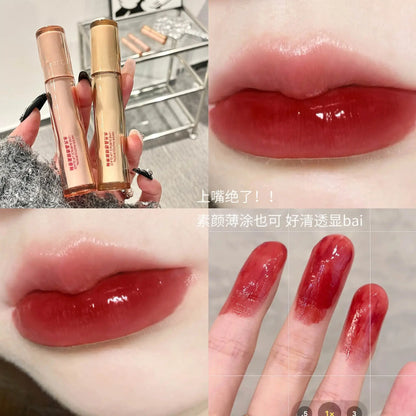 Gegebear Water lens lens lip glaze lasting waterproof not fading moisturizing moisturizing white easy to color lipstick