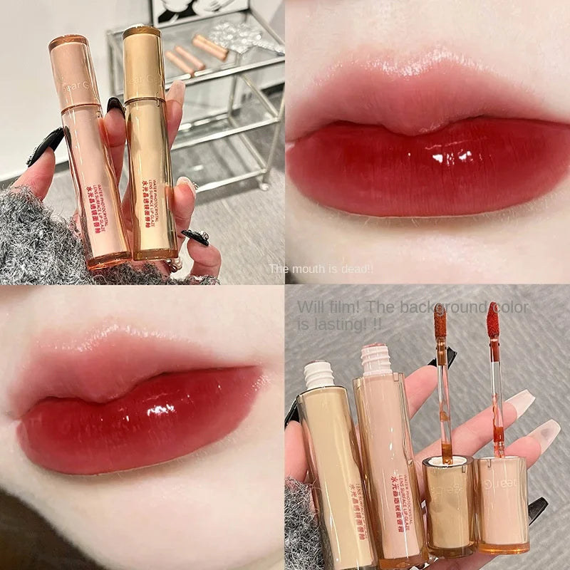 Gegebear Water lens lens lip glaze lasting waterproof not fading moisturizing moisturizing white easy to color lipstick